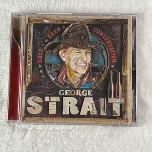 George Strait Cold Beer Conversation CD 2015  Country Album Honky Cowboy Music